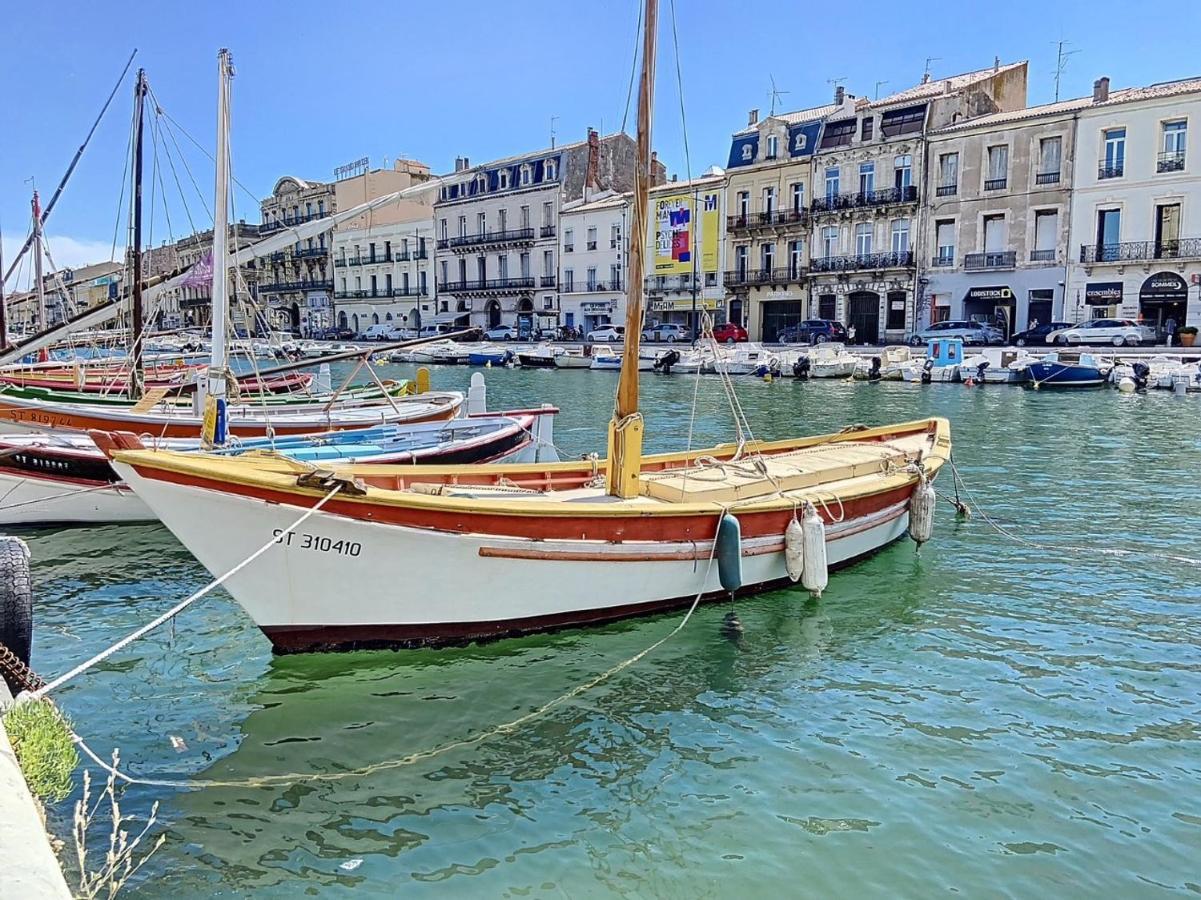 Le Saint Felix -Climatise- Rdc Apartment Sete Bagian luar foto